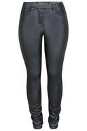 ZE - Dixie 469 - Coatede leggings - Sort