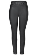 ZE - Dixie 469 - Coatede leggings - Sort